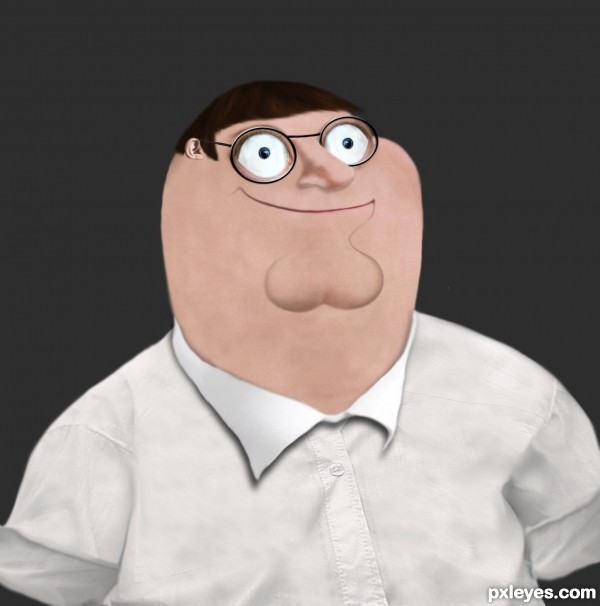 Creation of Peter Griffin: Step 14