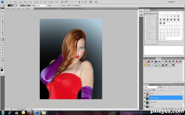 Creation of Jessica Rabbit: Step 1