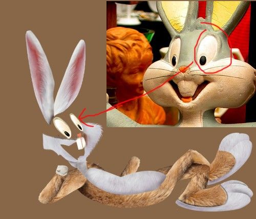 Creation of Bugs Bunny: Step 4