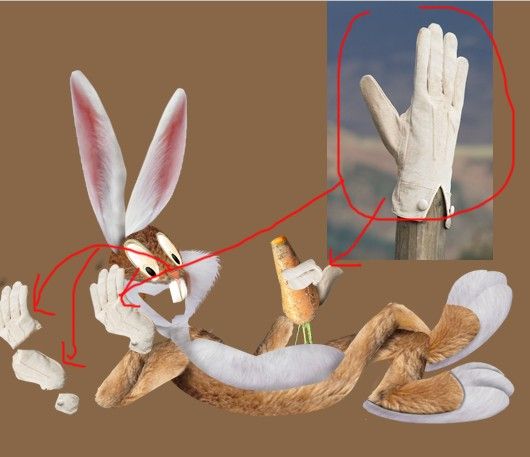 Creation of Bugs Bunny: Step 6