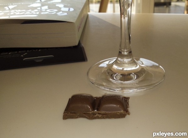 Creation of Small piece of chocolate: Step 2