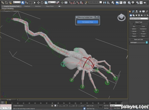 Creation of Nostromo Hitchhiker: Step 6