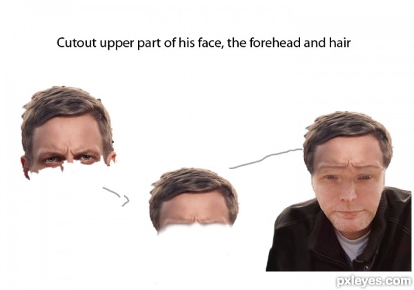 Creation of Man Without Hat: Step 6