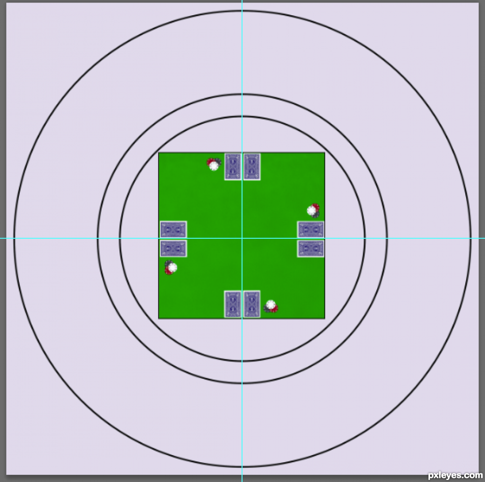 Creation of Poker Mandala: Step 7