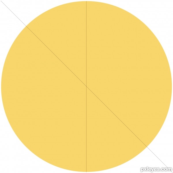 Creation of Sunrise Mandala: Step 1