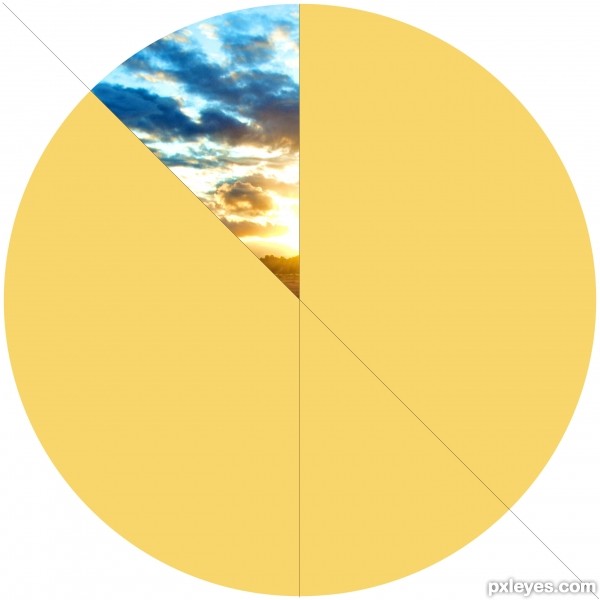 Creation of Sunrise Mandala: Step 3