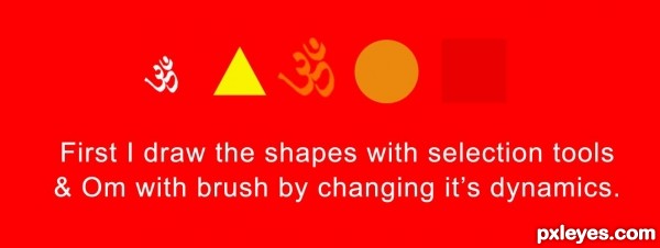 Creation of POWER CHAKRA: Step 1