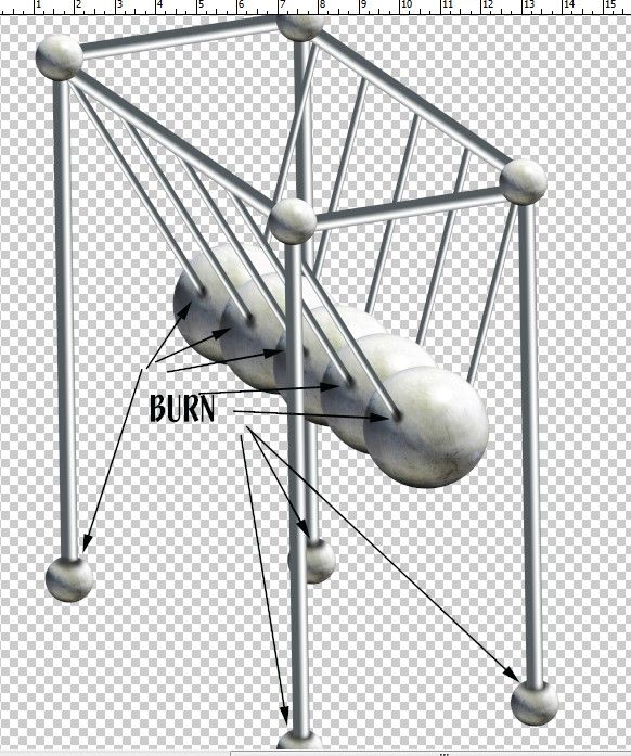 Creation of Binding Newton's Cradle: Step 5