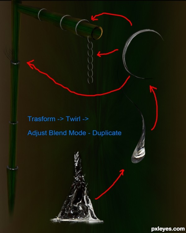 Creation of Let there be Lighting on Rod: Step 5