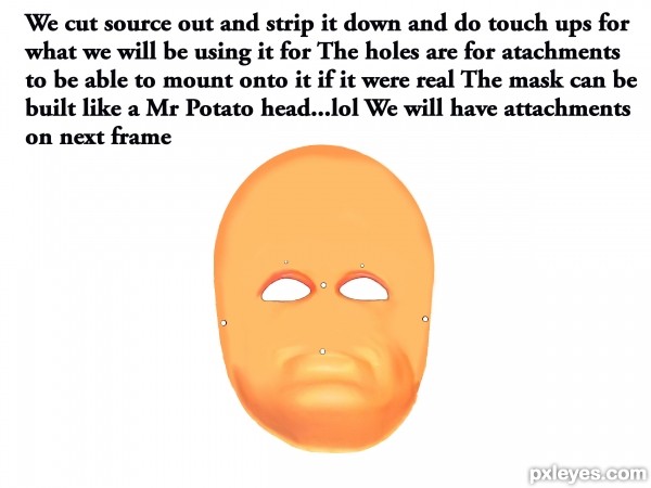 Creation of The Original Mask Disguise Kit: Step 2