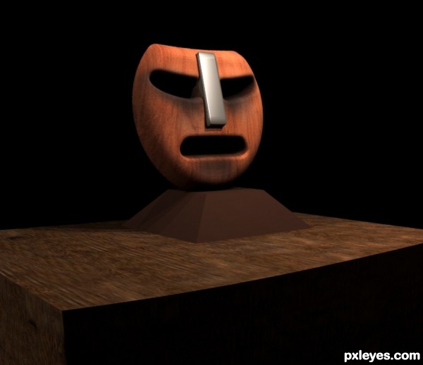 wooden mask