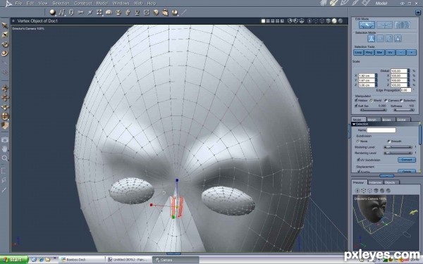 Creation of Parade of the masks: Step 34