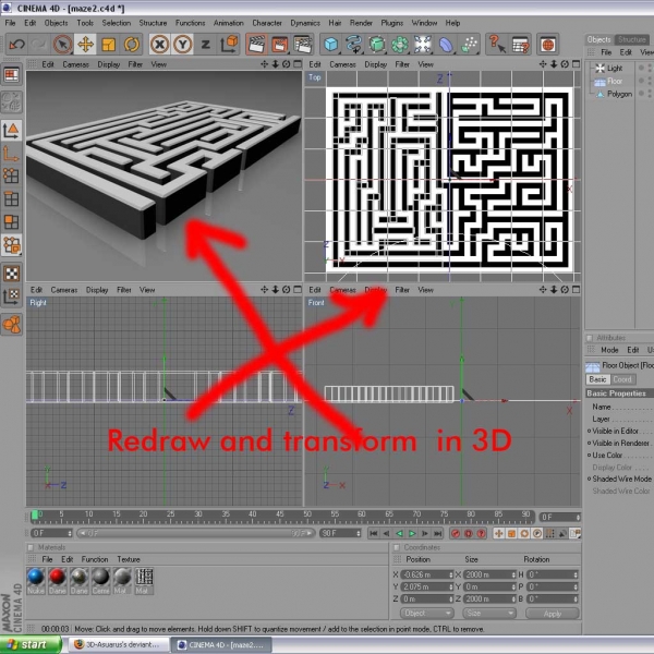 Creation of Mazes Bonsai: Step 2