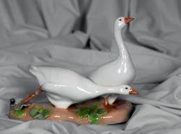 Porcelain Geese