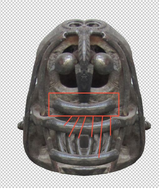 Creation of Iron mask: Step 4