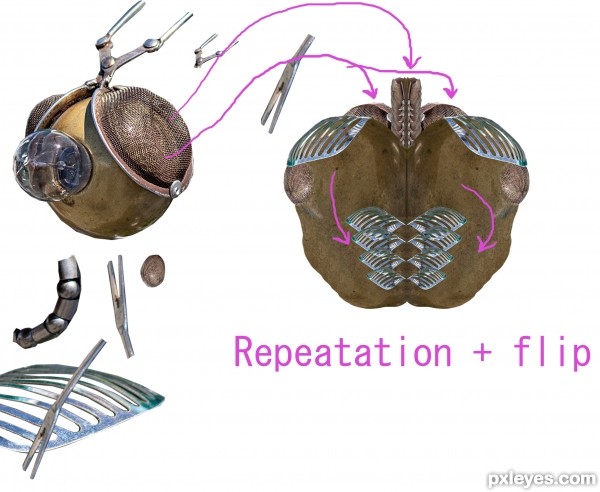 Creation of the making of Robo: Step 4