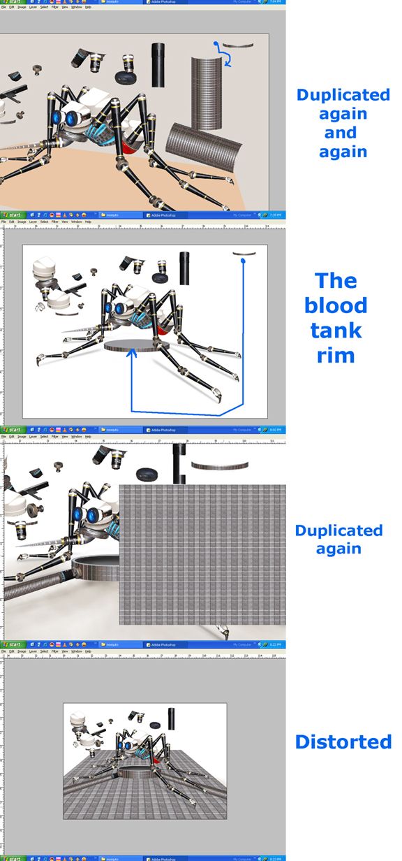 Creation of blood sucker: Step 6