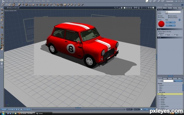 Creation of Rally Mini: Step 8