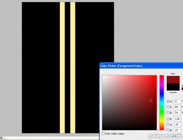 Creation of An Egyptian Tale.: Step 2