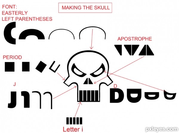 Creation of Happy Halloween!: Step 1