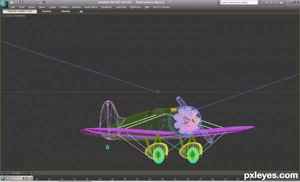 Creation of 1929 Travel Air Mystery Ship: Step 2