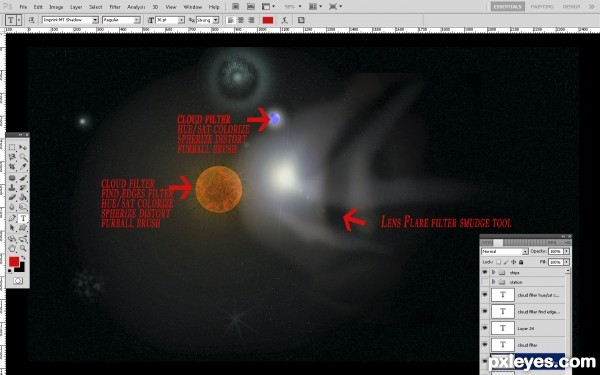 Creation of Gamma Nine Fly-By: Step 2