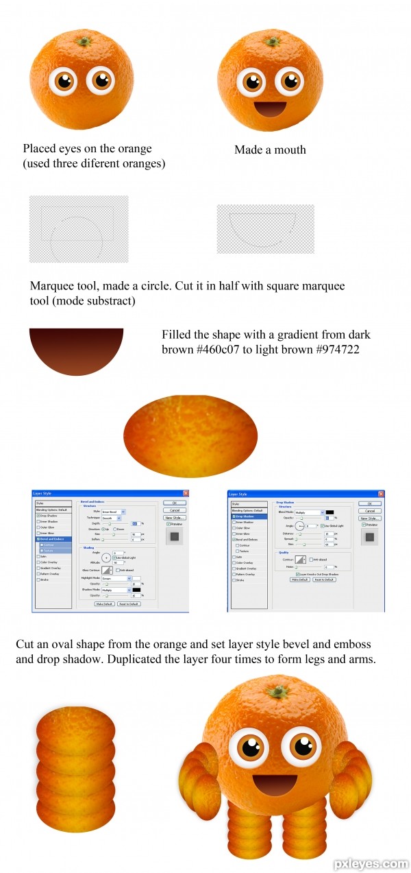 Creation of Orange invasion: Step 2