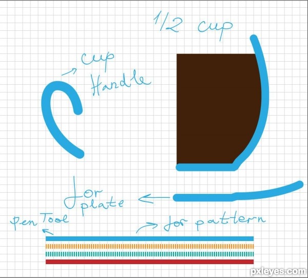 Creation of Cup of Magic: Step 1