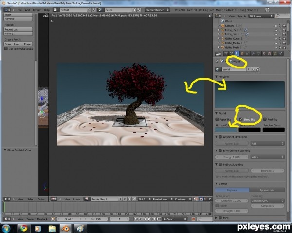 Creation of The Red Tree: Step 5