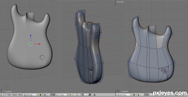 Creation of Stratocaster: Step 1