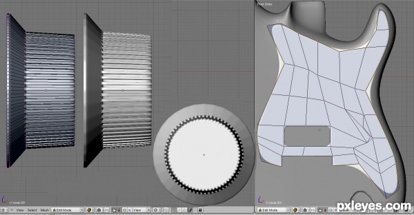 Creation of Stratocaster: Step 4