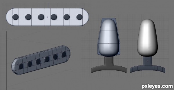 Creation of Stratocaster: Step 7