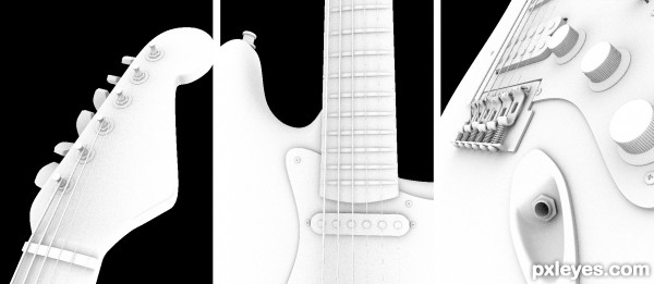 Creation of Stratocaster: Step 10