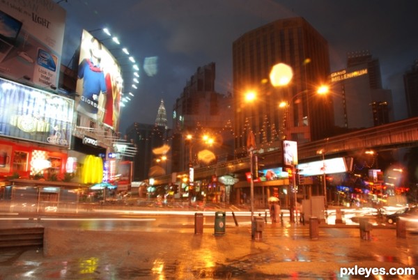 Creation of motion blur in bintang walk: Step 1