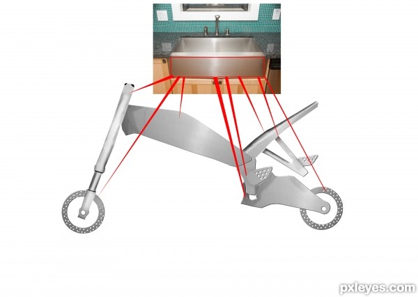 Creation of Motorcycle Madness: Step 4