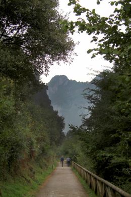 Walking in the mountain