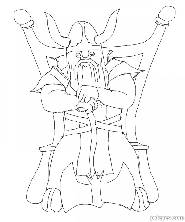 Creation of The Dwarf King: Step 2