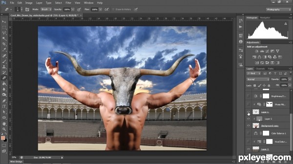 Creation of Minotaur: Step 4