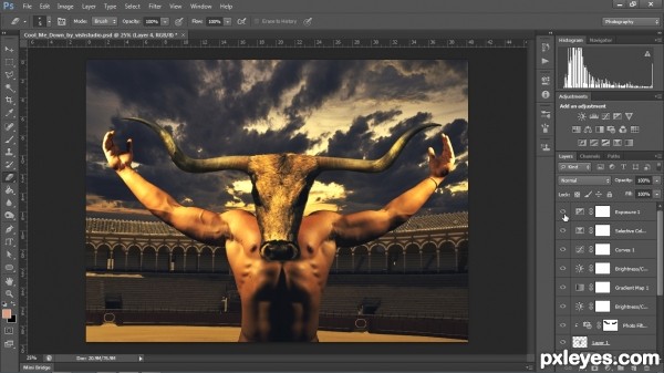 Creation of Minotaur: Step 6