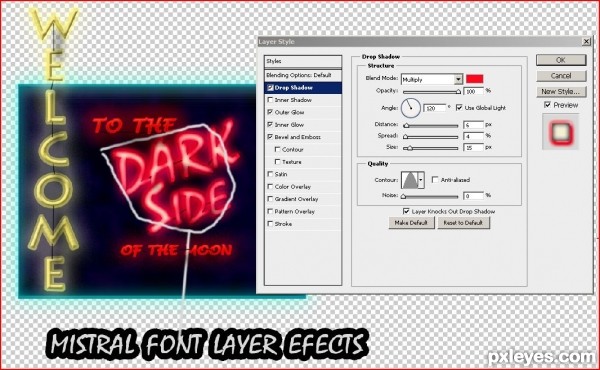 Creation of Lunar Neon: Step 14