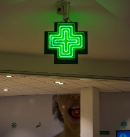 Pharmacy green cross