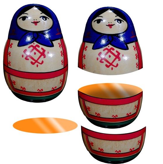 Creation of The Matryoshka Floatin Choir: Step 2