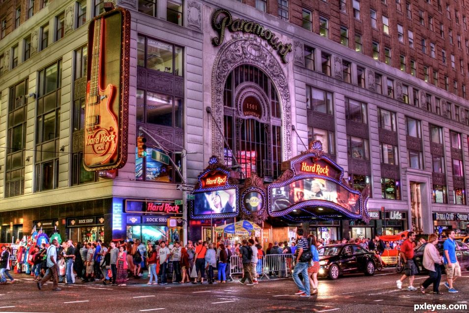 New York City near Time Square