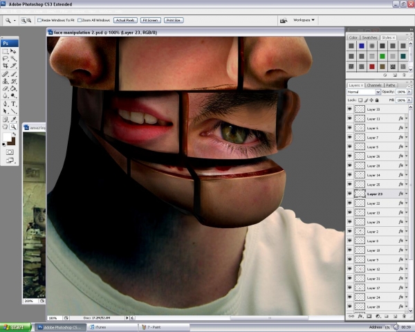 Creation of Facial Mutilation: Step 8