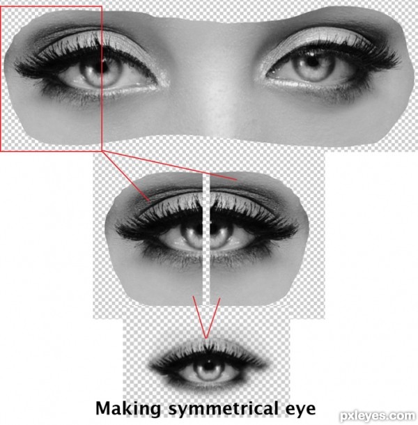 Creation of Eye of the beholder: Step 1