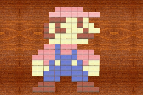 Creation of MARIO 8-bit: Step 4