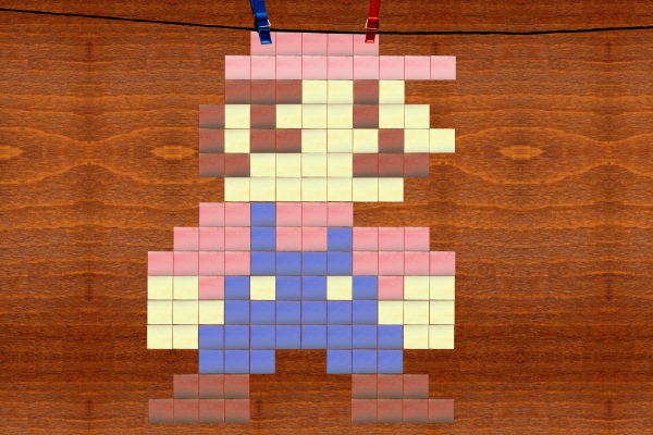 Creation of MARIO 8-bit: Step 5