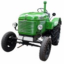 old green tractor source image