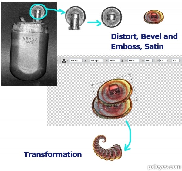 Creation of Caterpillar: Step 18