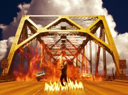 Bridge burning